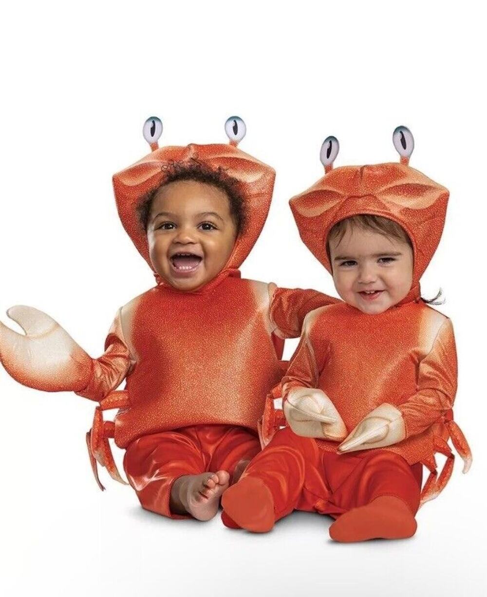 Disney The Little Mermaid Sebastian Costume Infant 6-12 Months NWT